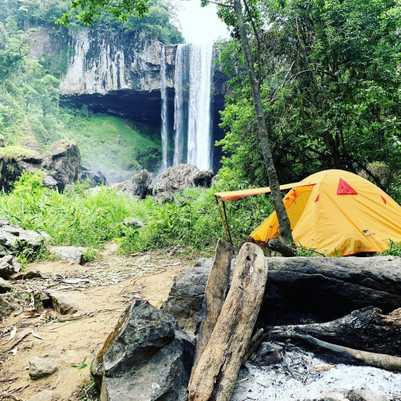 Review cắm trại tại THÁC K50 - KBANG - GIA LAI